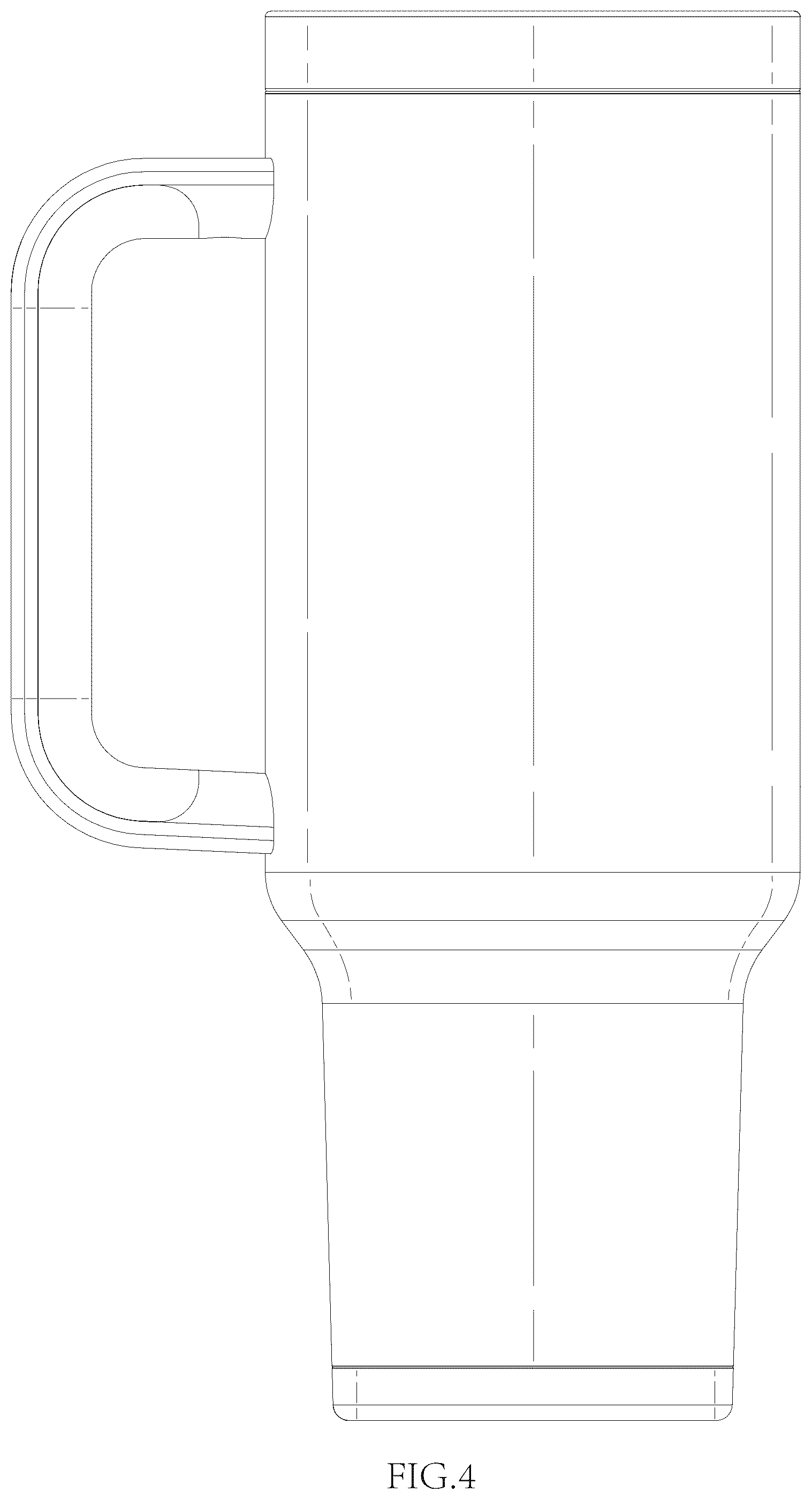 Patent USD1076589 Figure 4 – Water cup