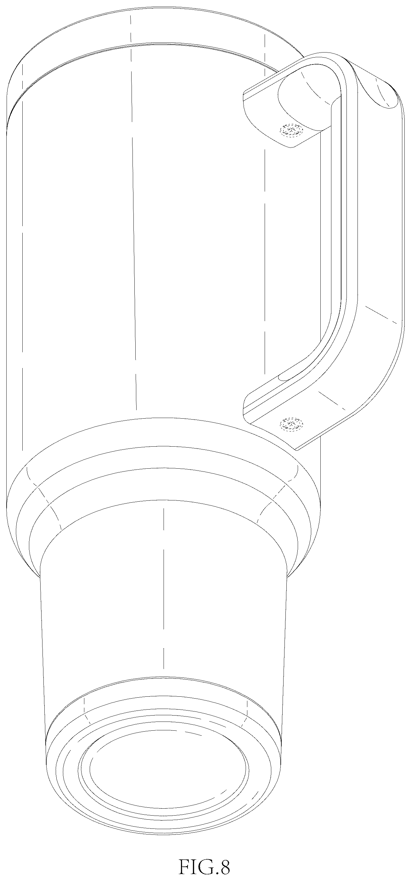 Patent USD1076589 Figure 8 – Water cup