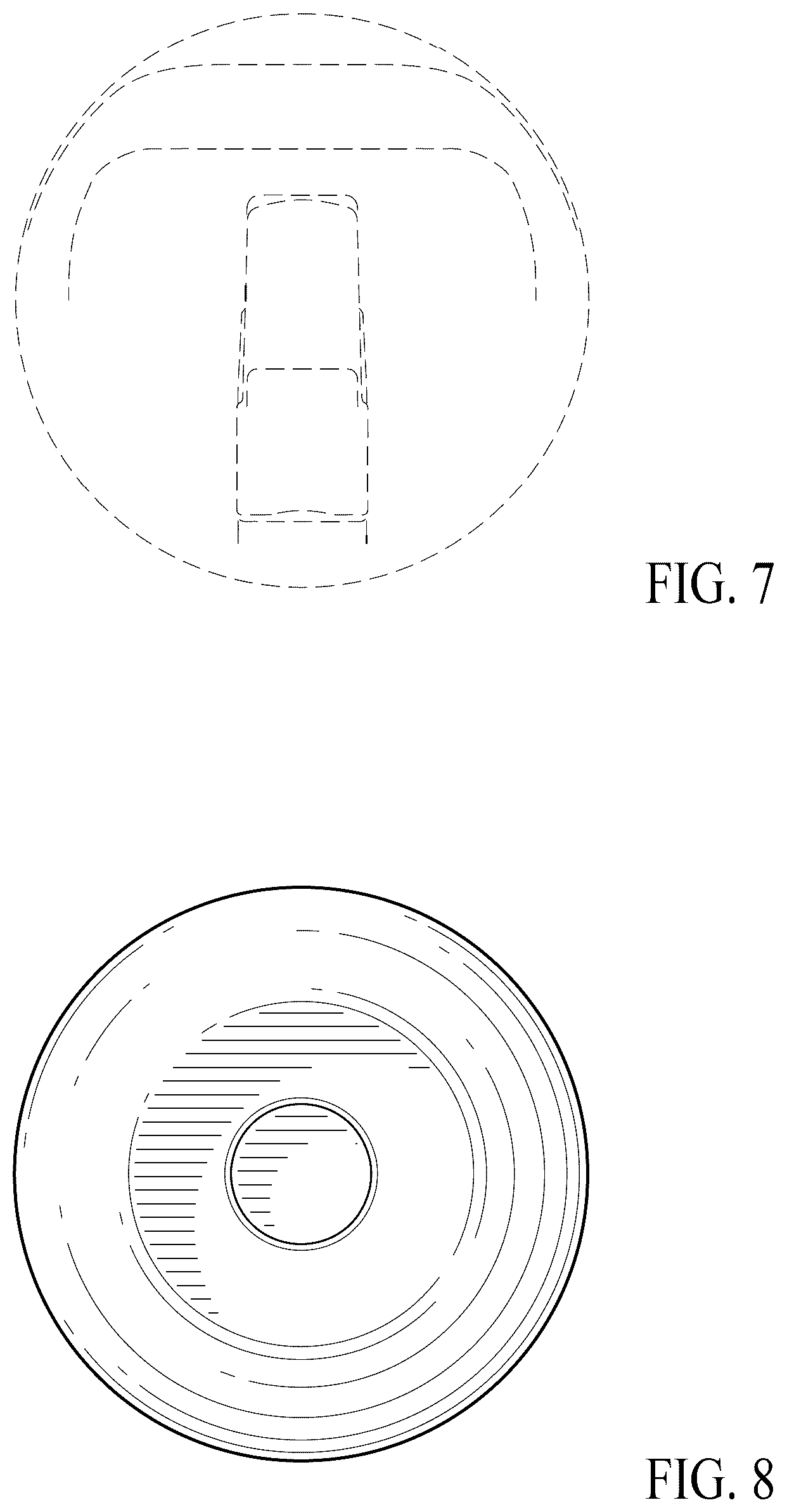 Patent USD1076590 Figure 7 – Beverage container