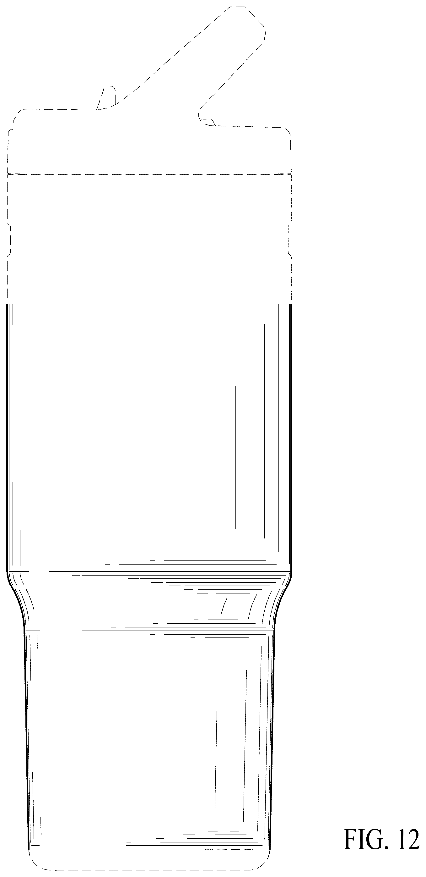Patent USD1076590 Figure 11 – Beverage container