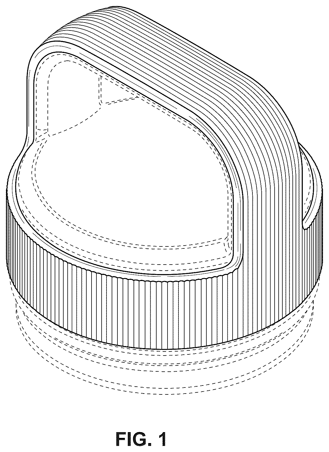 Patent USD1076592 Figure 1 – Lid
