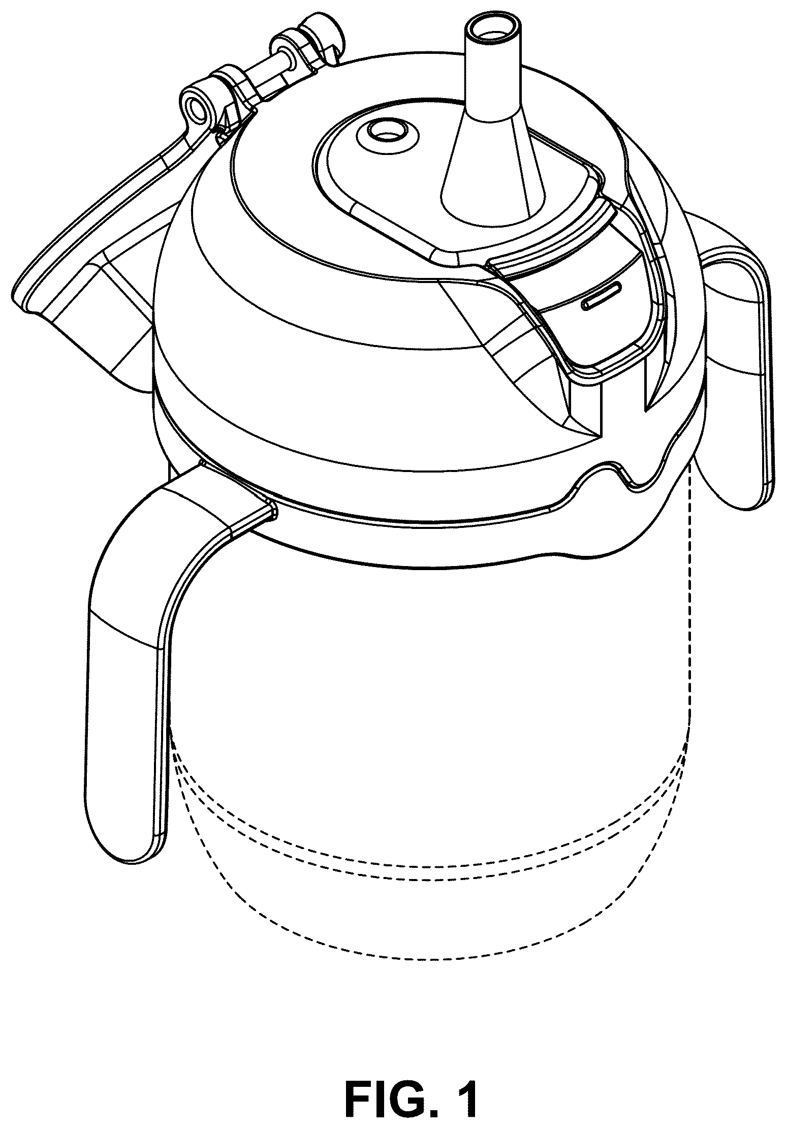Patent USD1076593 Figure 1 – Sippy cup
