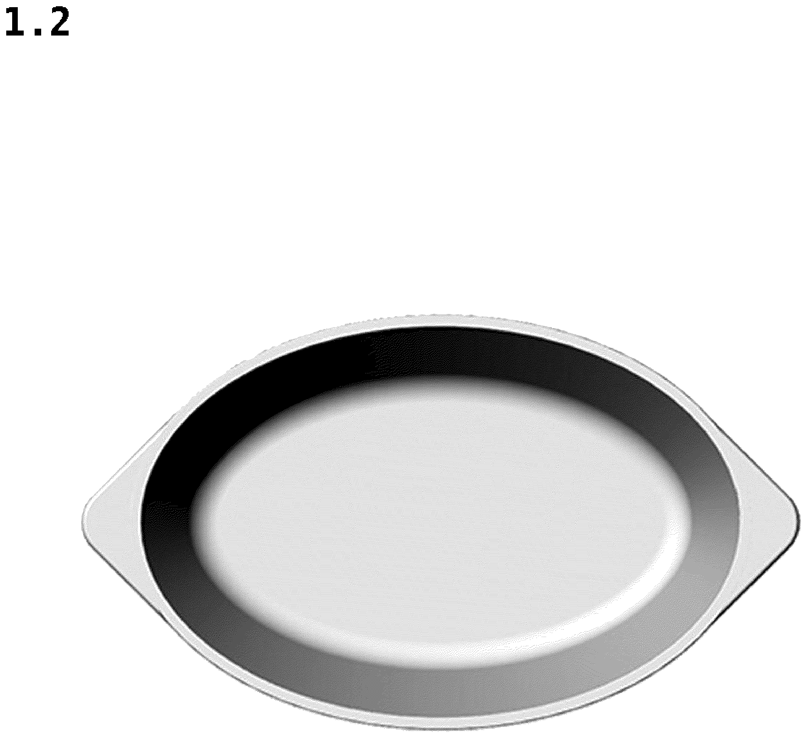 Patent USD1076594 Figure 2 – Dish