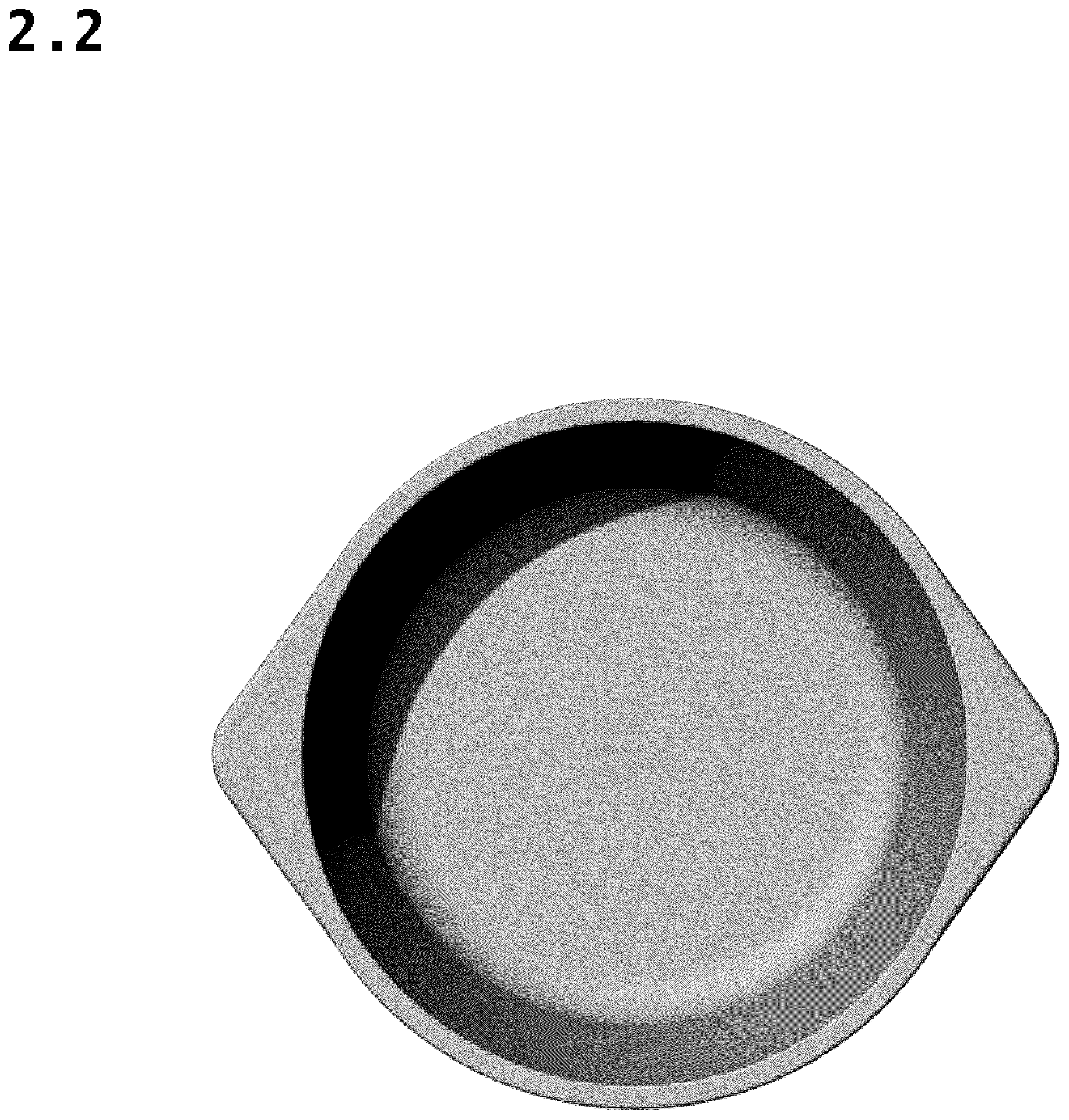 Patent USD1076594 Figure 4 – Dish