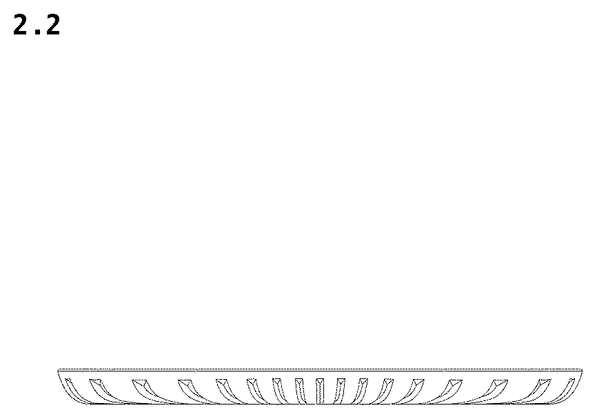 Patent USD1076595 Figure 4 – Dish