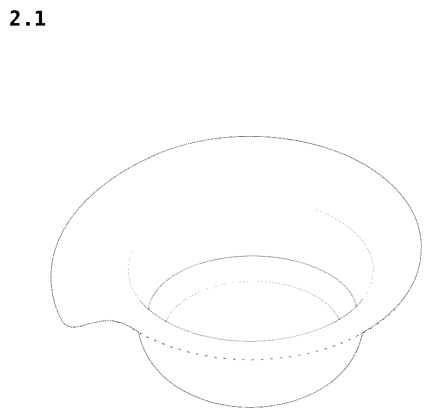 Patent USD1076596 Figure 5 – Dish