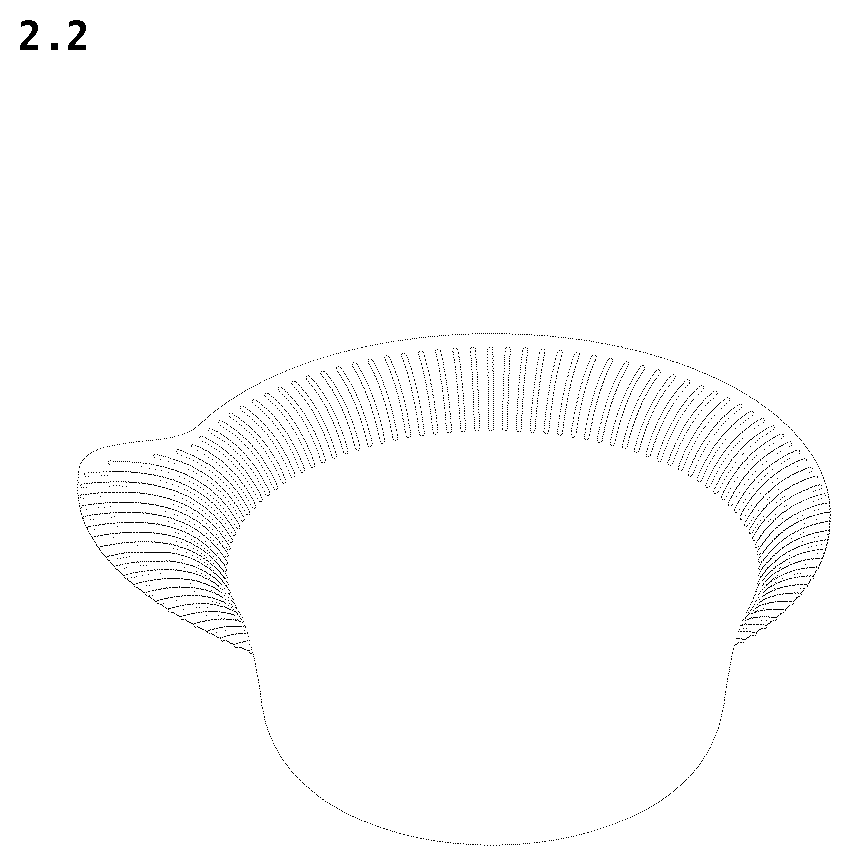 Patent USD1076596 Figure 6 – Dish