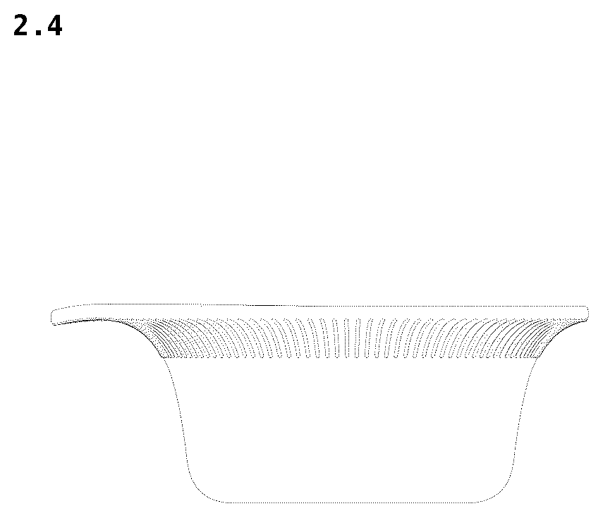 Patent USD1076596 Figure 8 – Dish