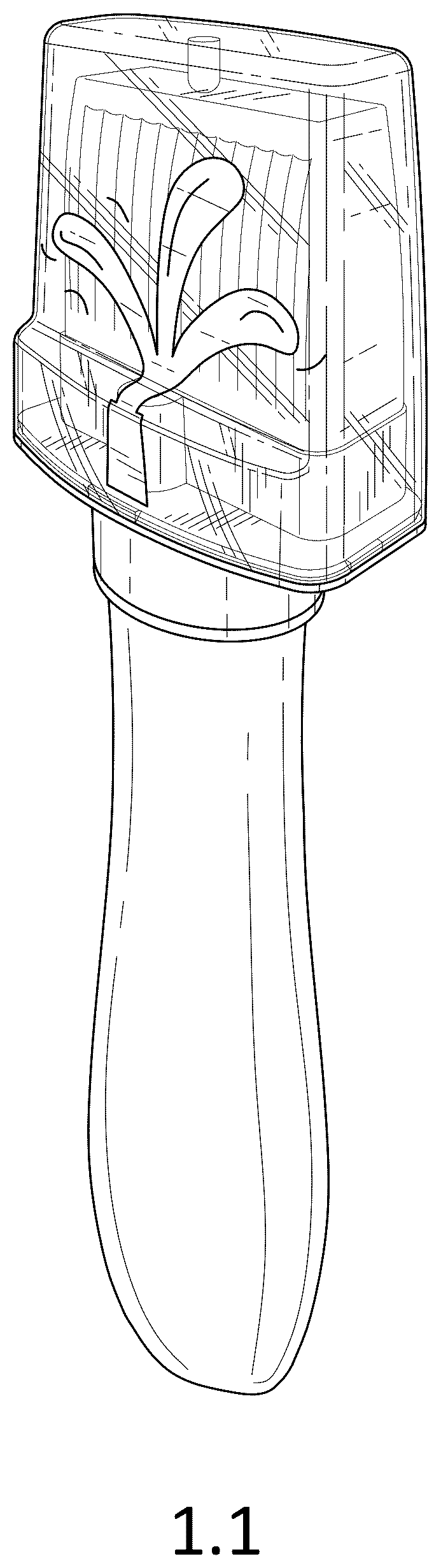 Patent USD1076598 Figure 1 – Confectionery dispenser