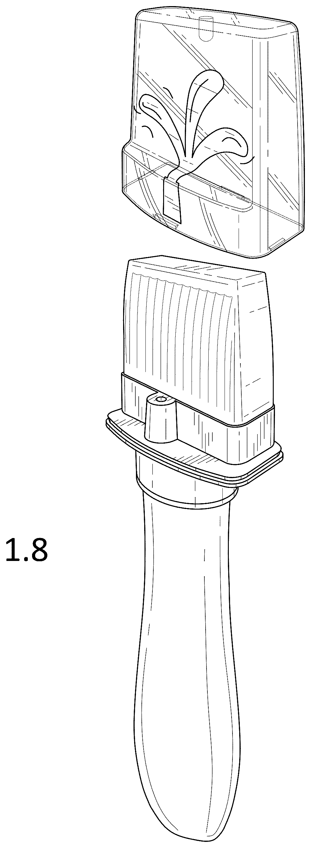 Patent USD1076598 Figure 5 – Confectionery dispenser