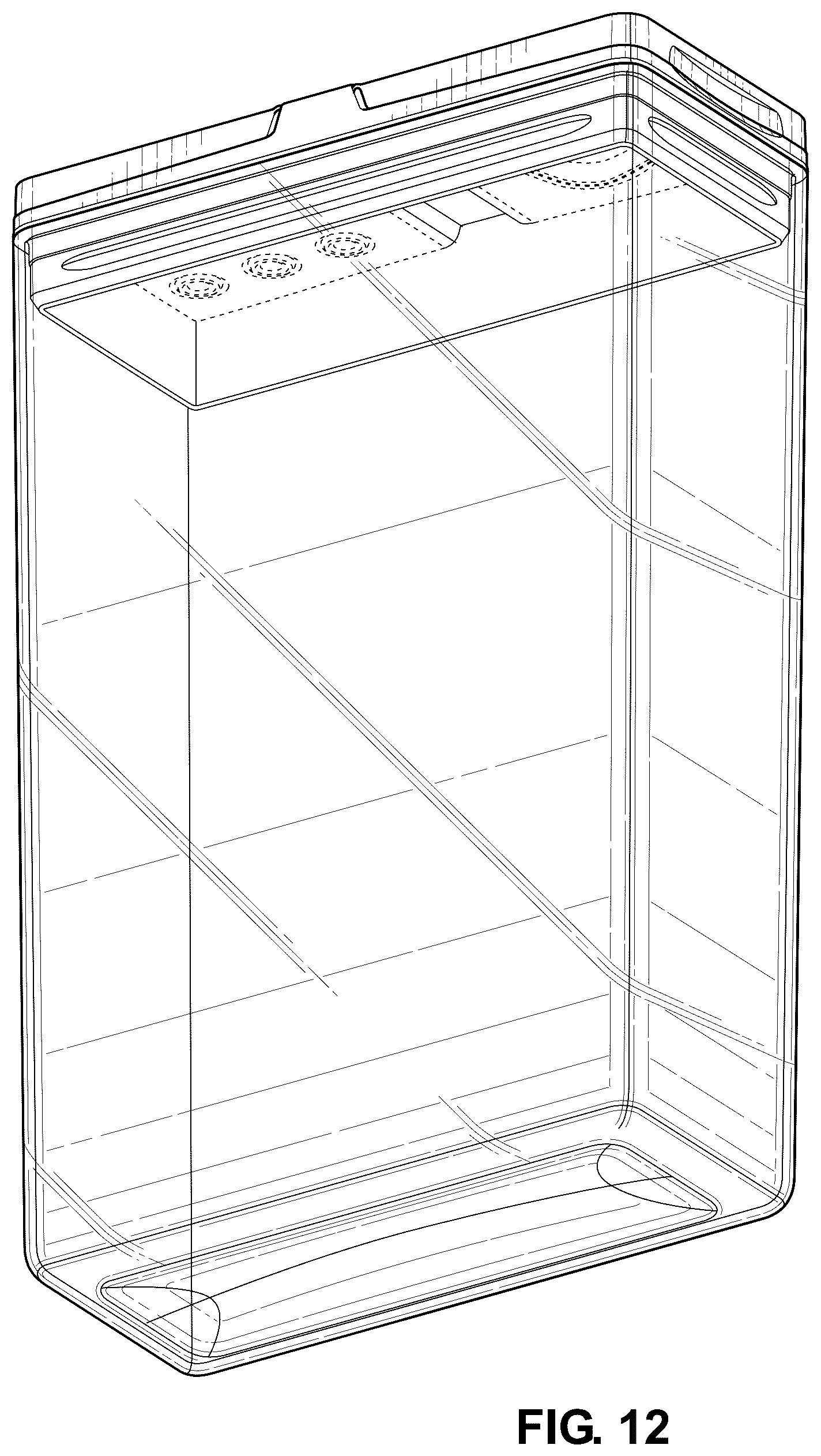 Patent USD1076600 Figure 10 – Receptacle with lid