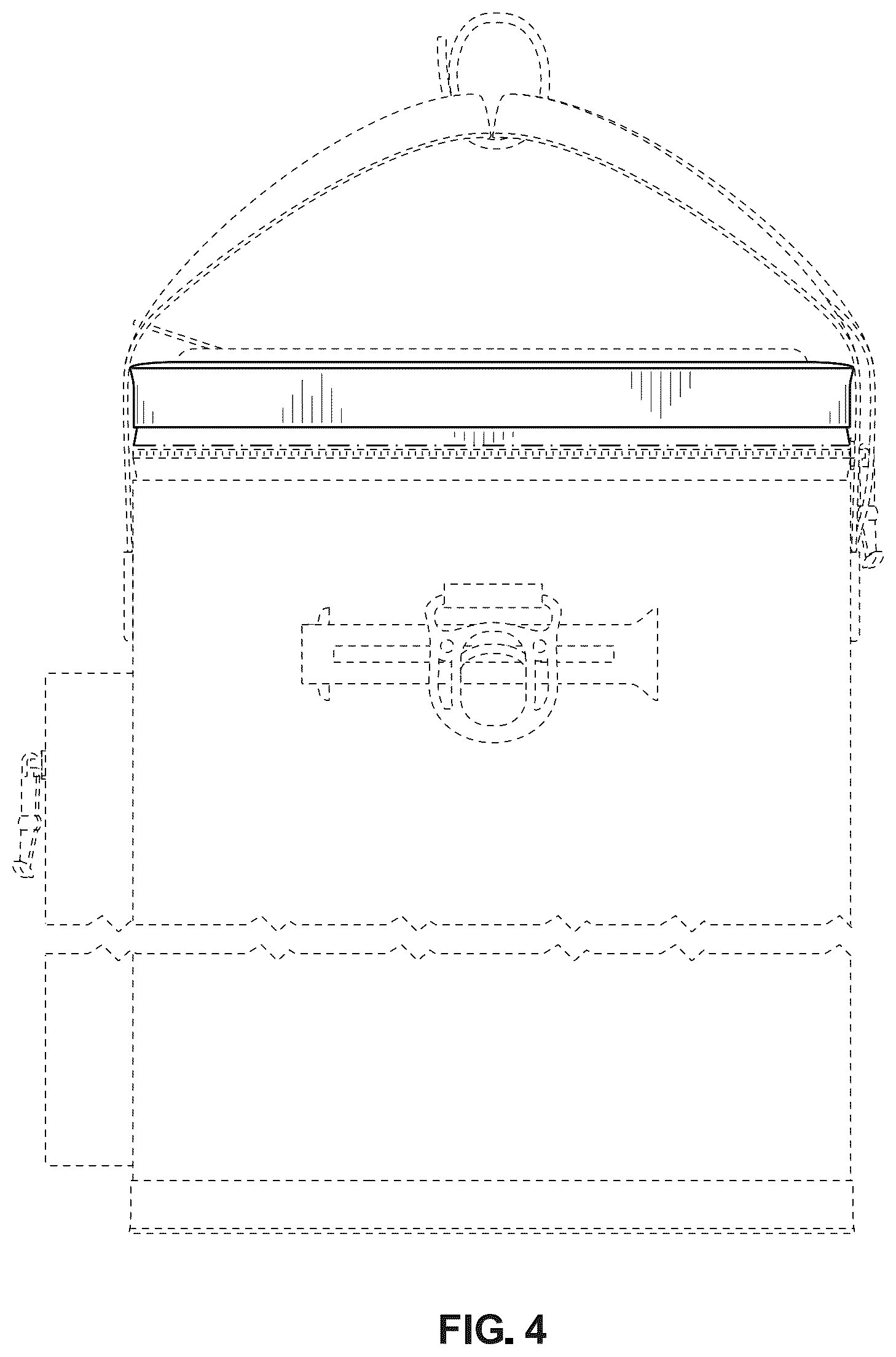Patent USD1076603 Figure 4 – Insulating container
