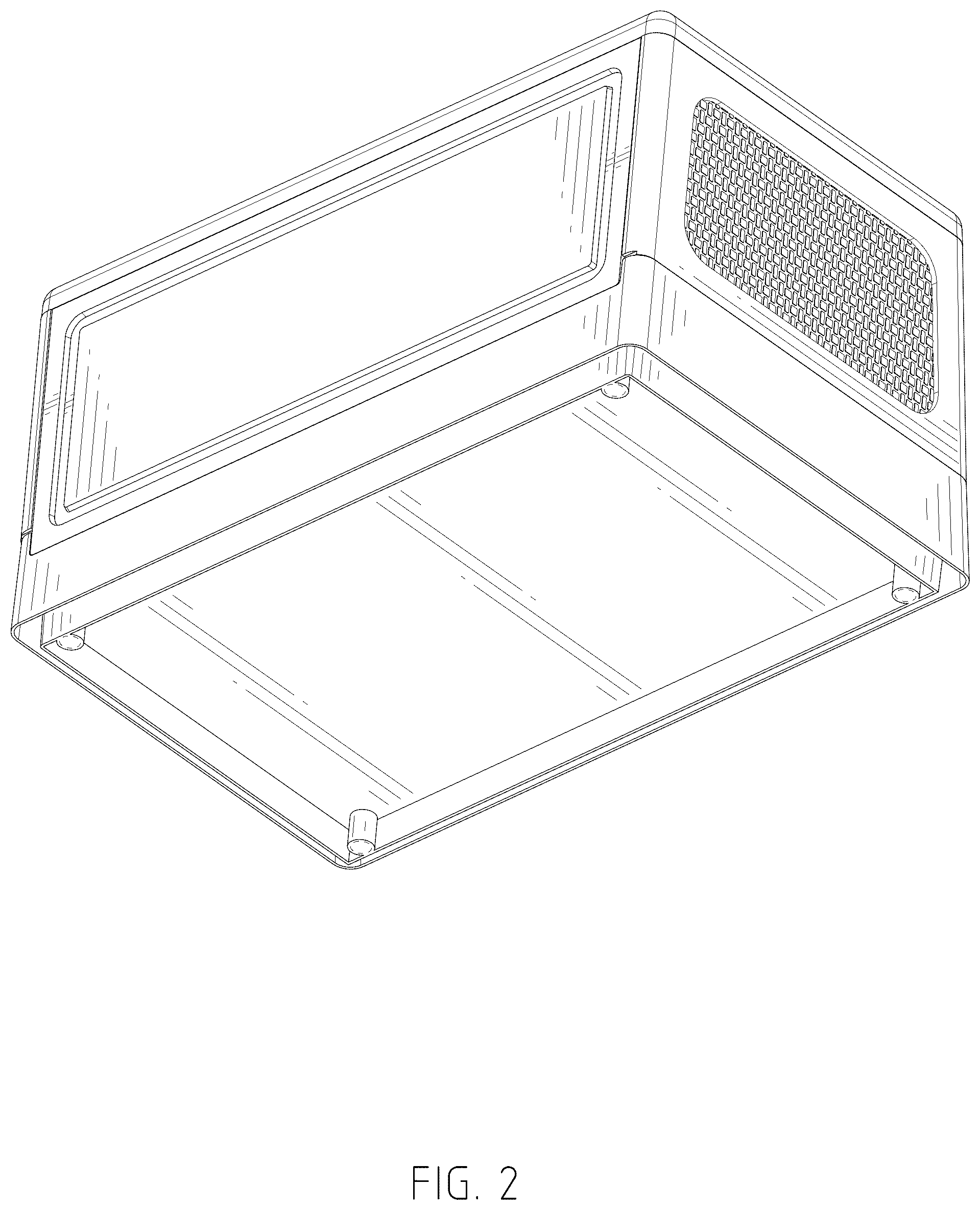Patent USD1076604 Figure 2 – Bread box