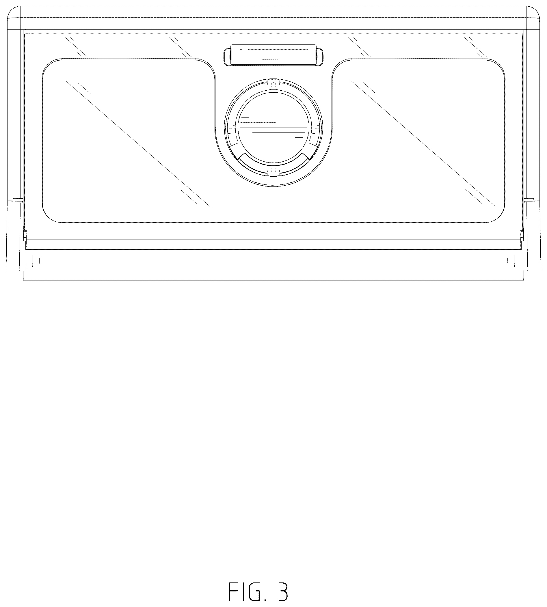 Patent USD1076604 Figure 3 – Bread box