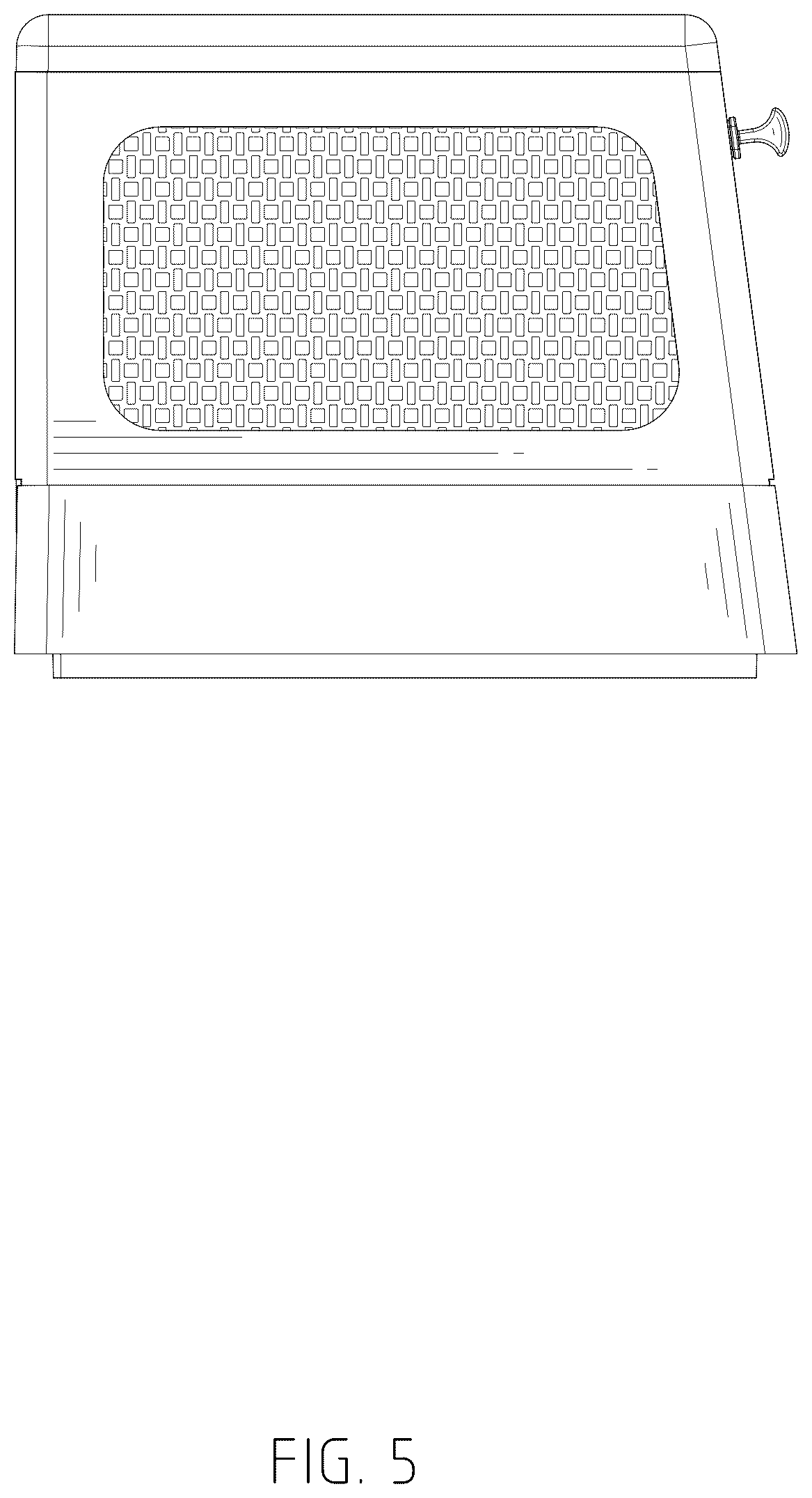 Patent USD1076604 Figure 5 – Bread box
