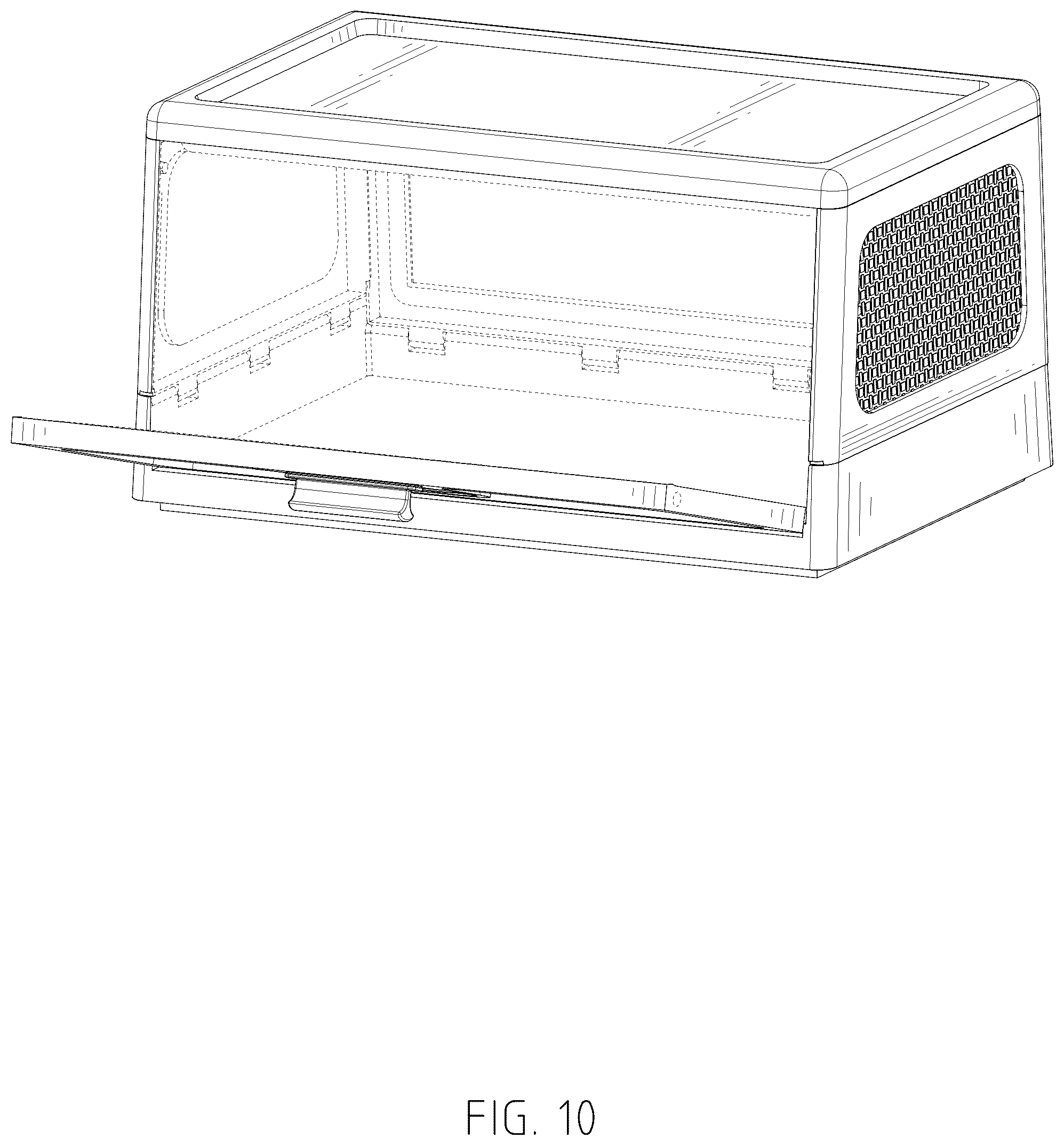Patent USD1076604 Figure 10 – Bread box