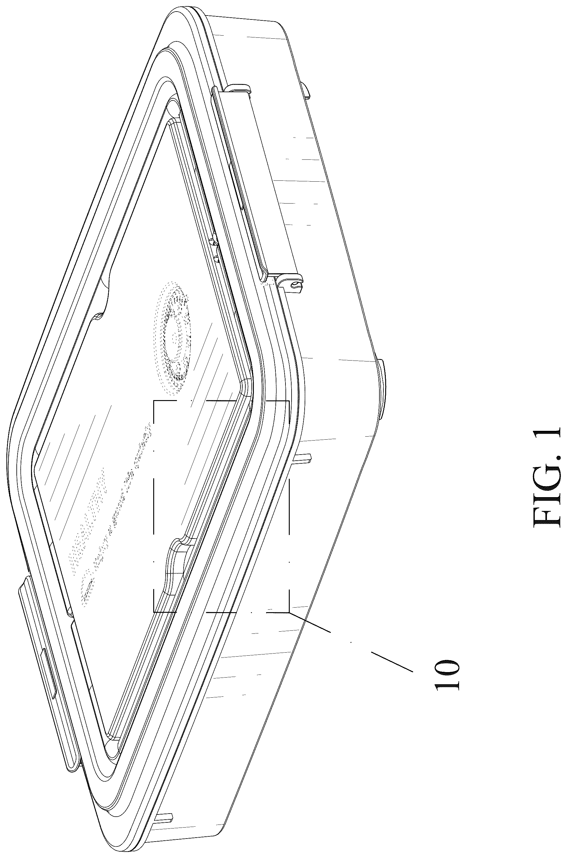 Patent USD1076605 — Egg container — Figure 1