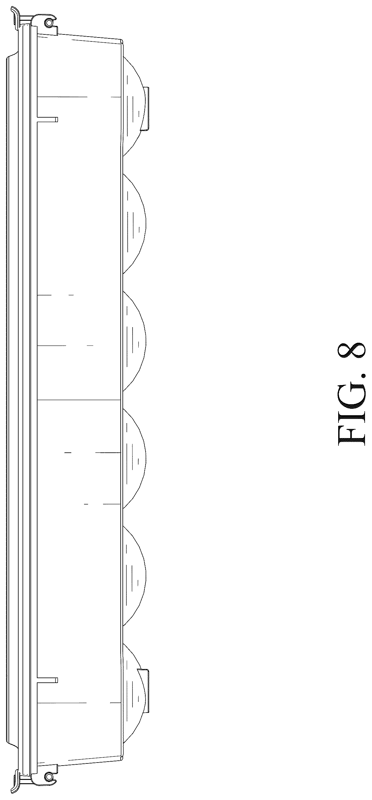 Patent USD1076605 Figure 8 – Egg container