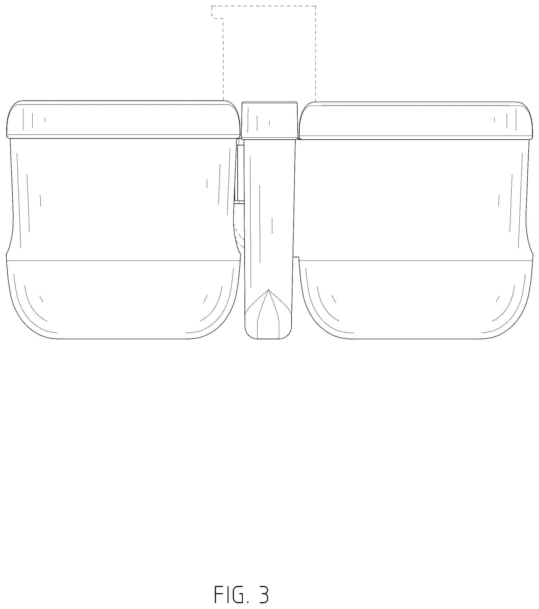 Patent USD1076606 Figure 3 – Combined cup holder and device holder