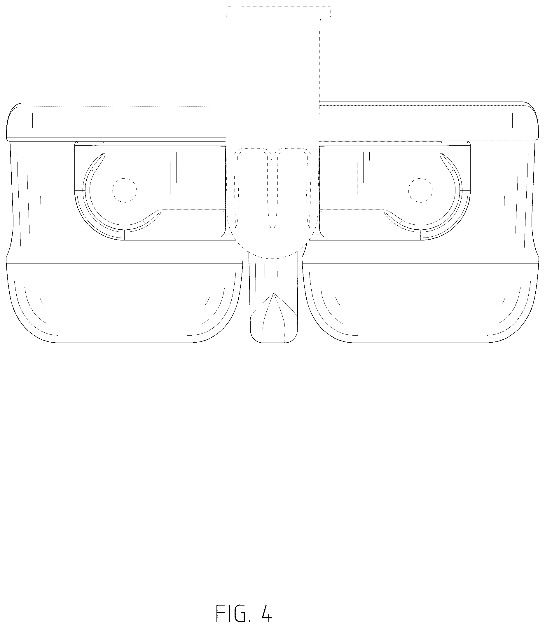 Patent USD1076606 Figure 4 – Combined cup holder and device holder