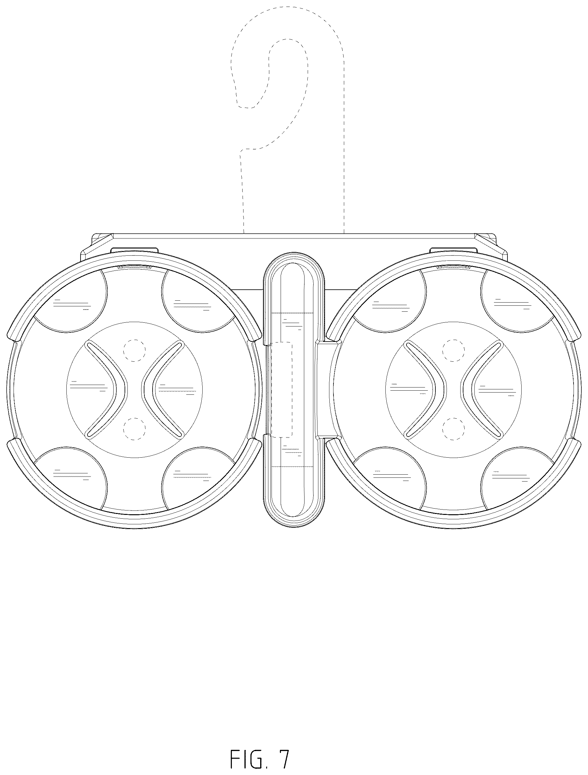 Patent USD1076606 Figure 7 – Combined cup holder and device holder