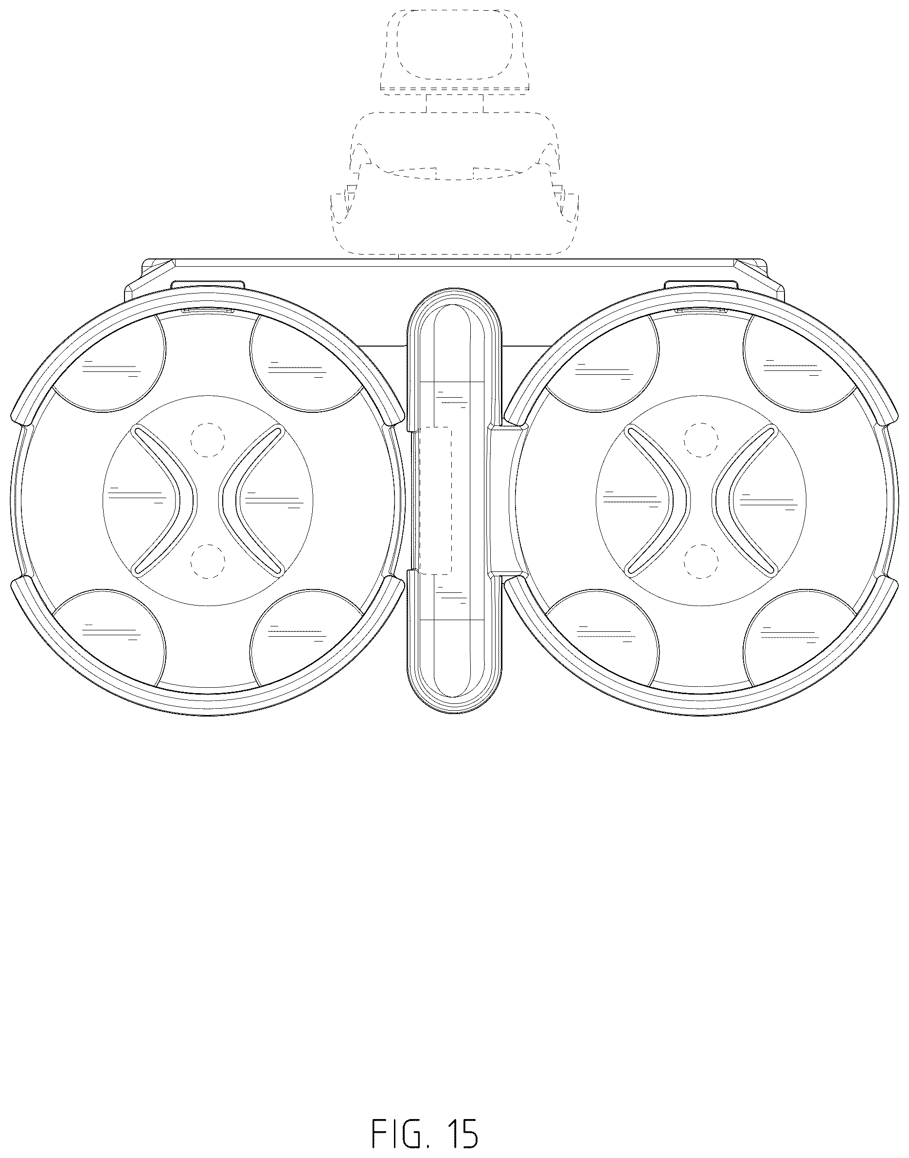 Patent USD1076606 Figure 15 – Combined cup holder and device holder