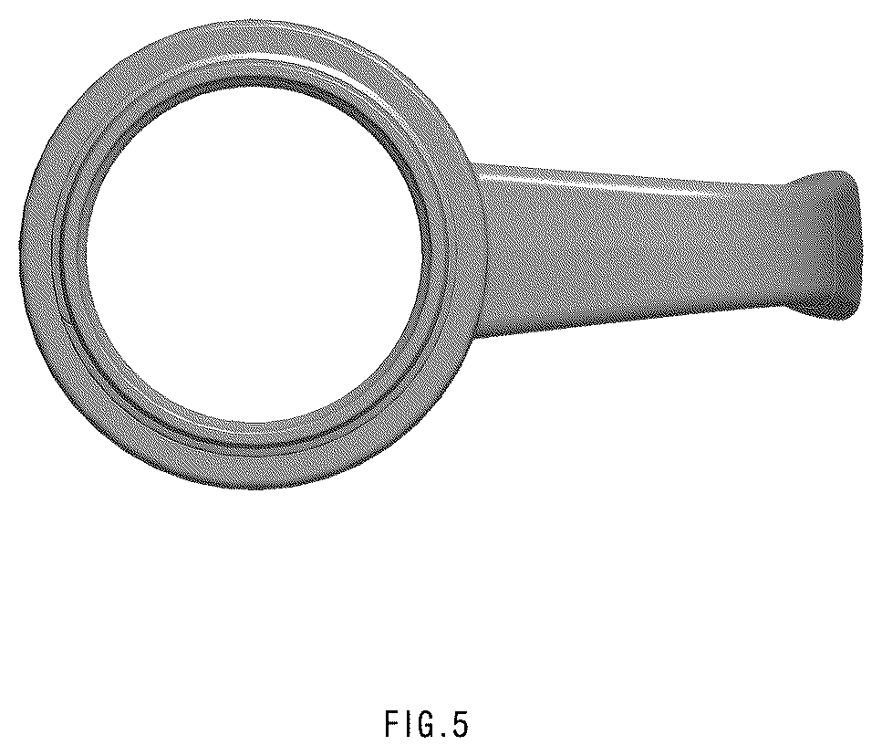 Patent USD1076607 Figure 5 – Water bottlehandle