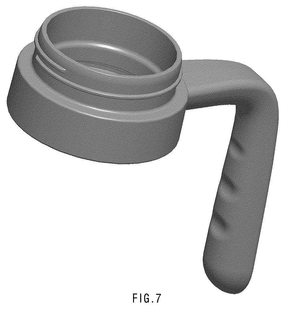 Patent USD1076607 Figure 7 – Water bottlehandle