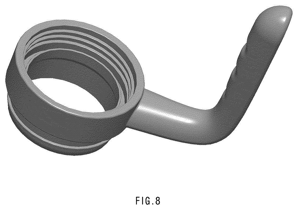 Patent USD1076607 Figure 8 – Water bottlehandle