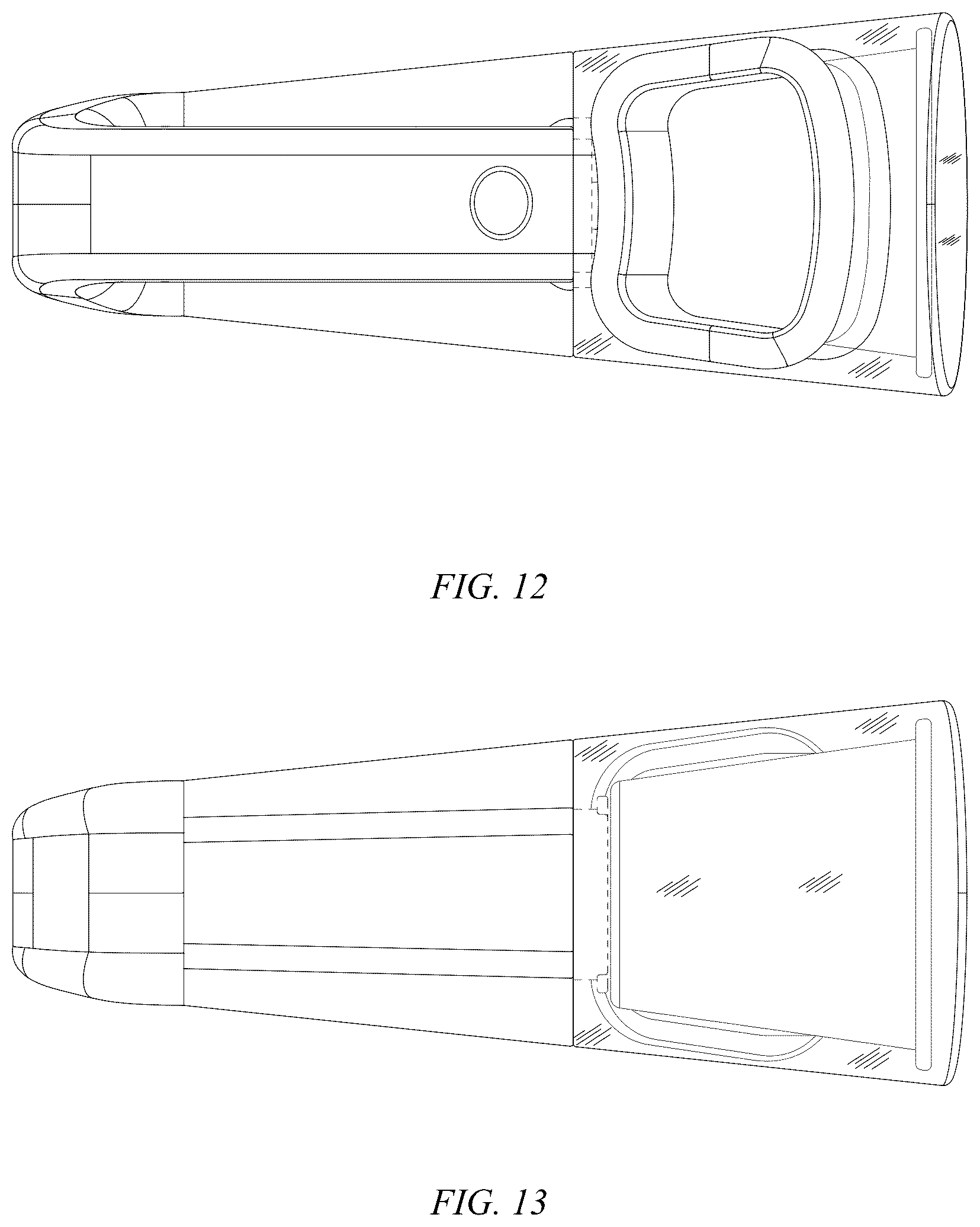 Patent USD1076609 Figure 11 – Hand-held triangular handle roller vegetable cutter