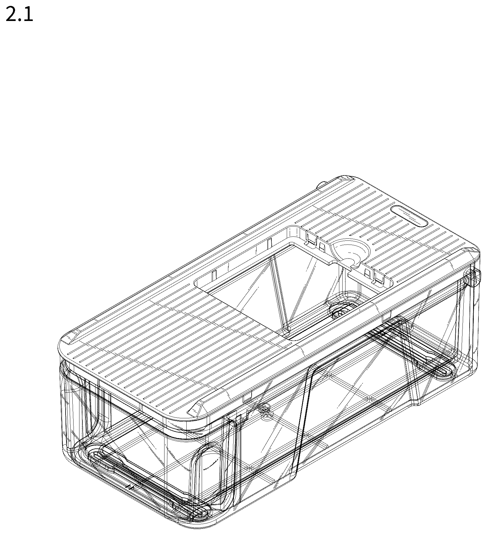 Patent USD1076611 Figure 1 – Vegetable slicer