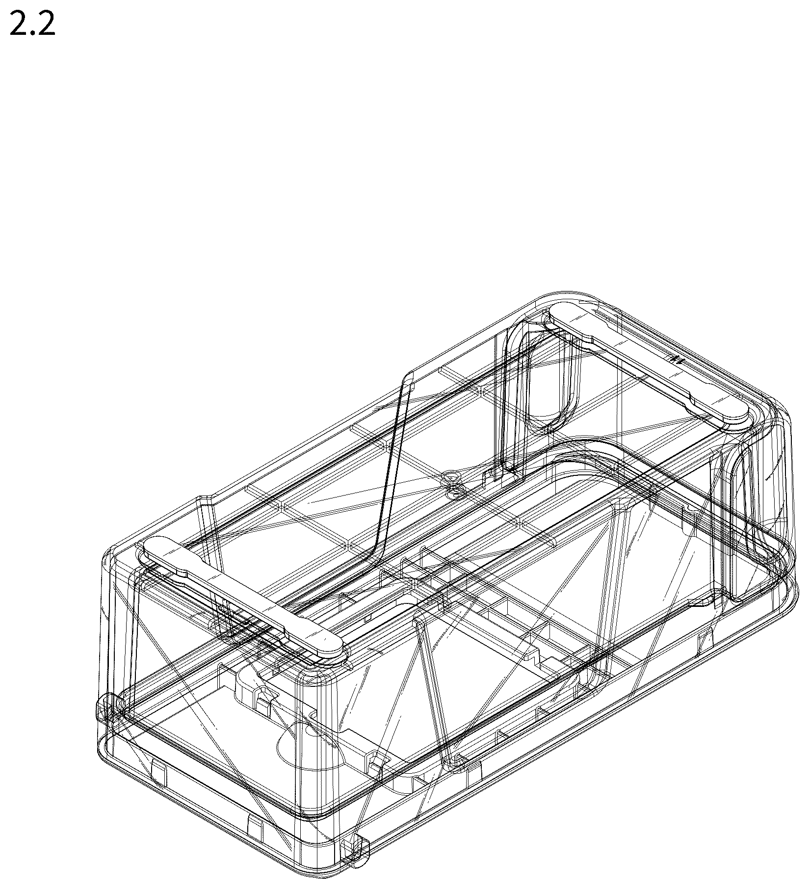 Patent USD1076611 Figure 2 – Vegetable slicer