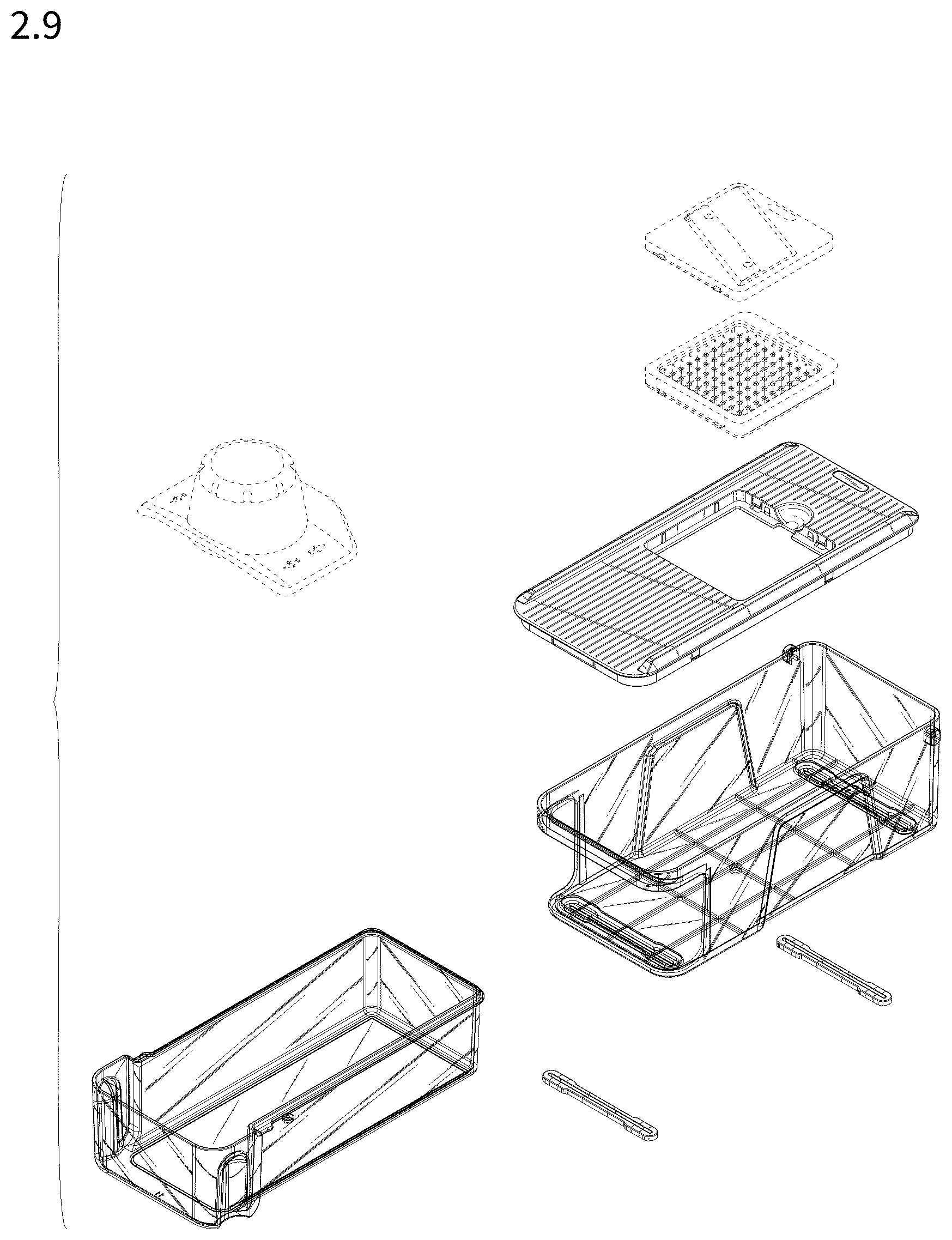 Patent USD1076611 Figure 6 – Vegetable slicer