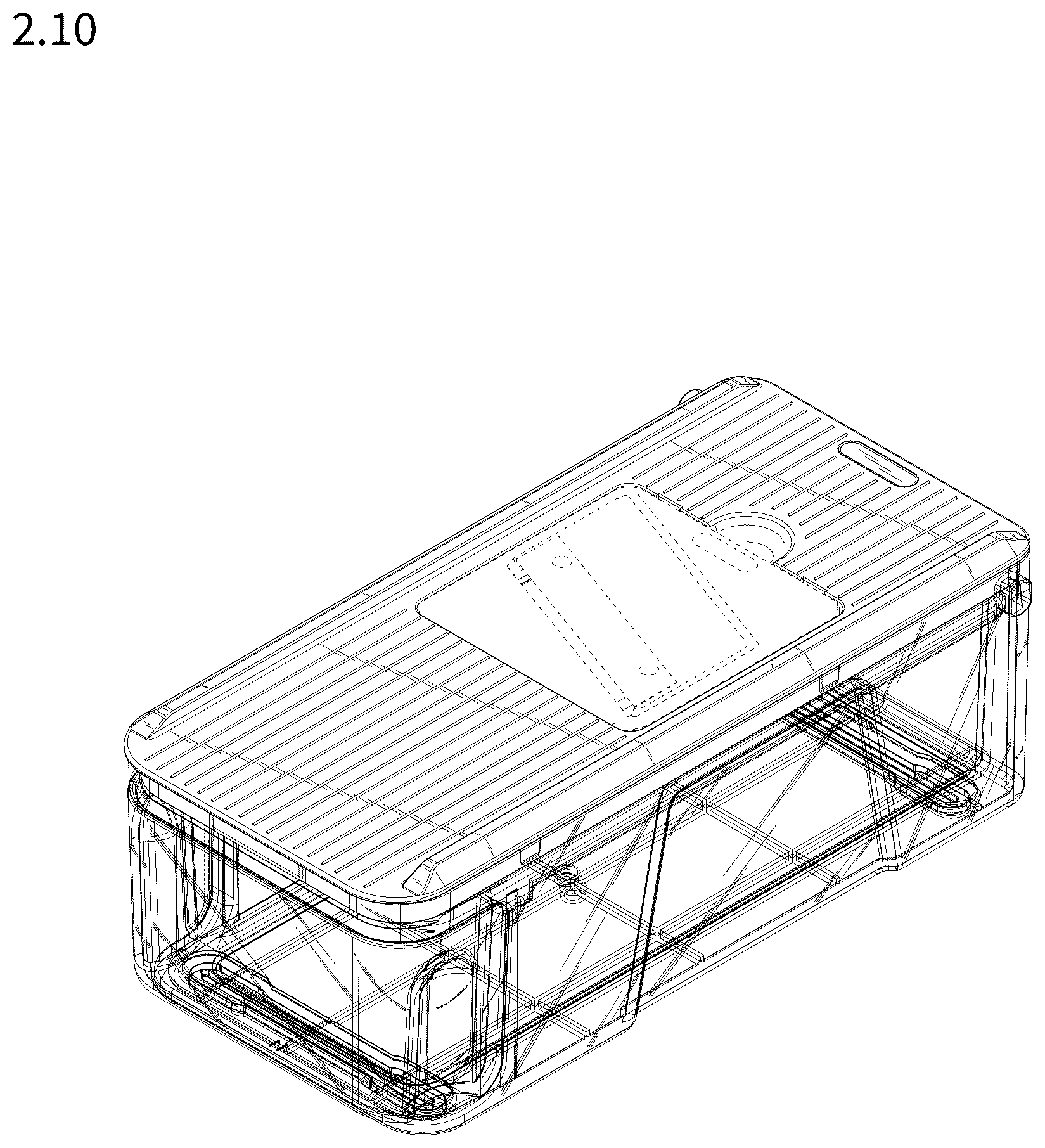 Patent USD1076611 Figure 7 – Vegetable slicer