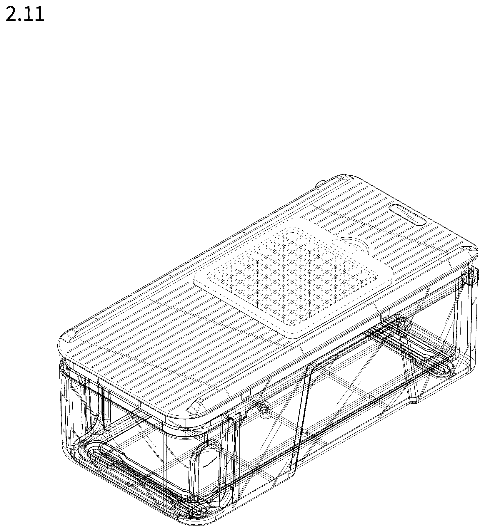 Patent USD1076611 Figure 8 – Vegetable slicer