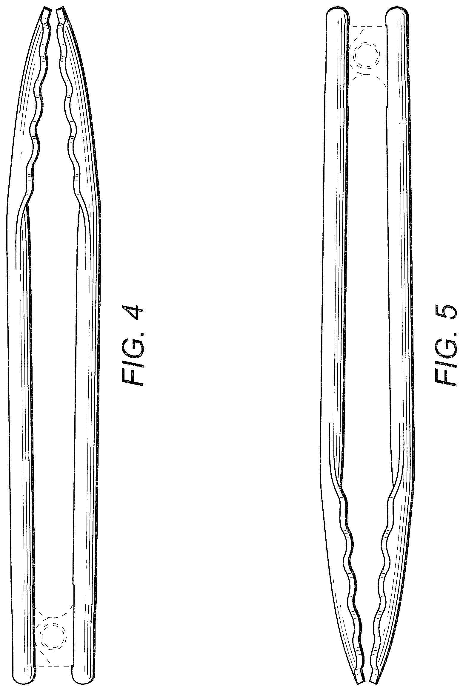Patent USD1076612 Figure 3 – Tongs