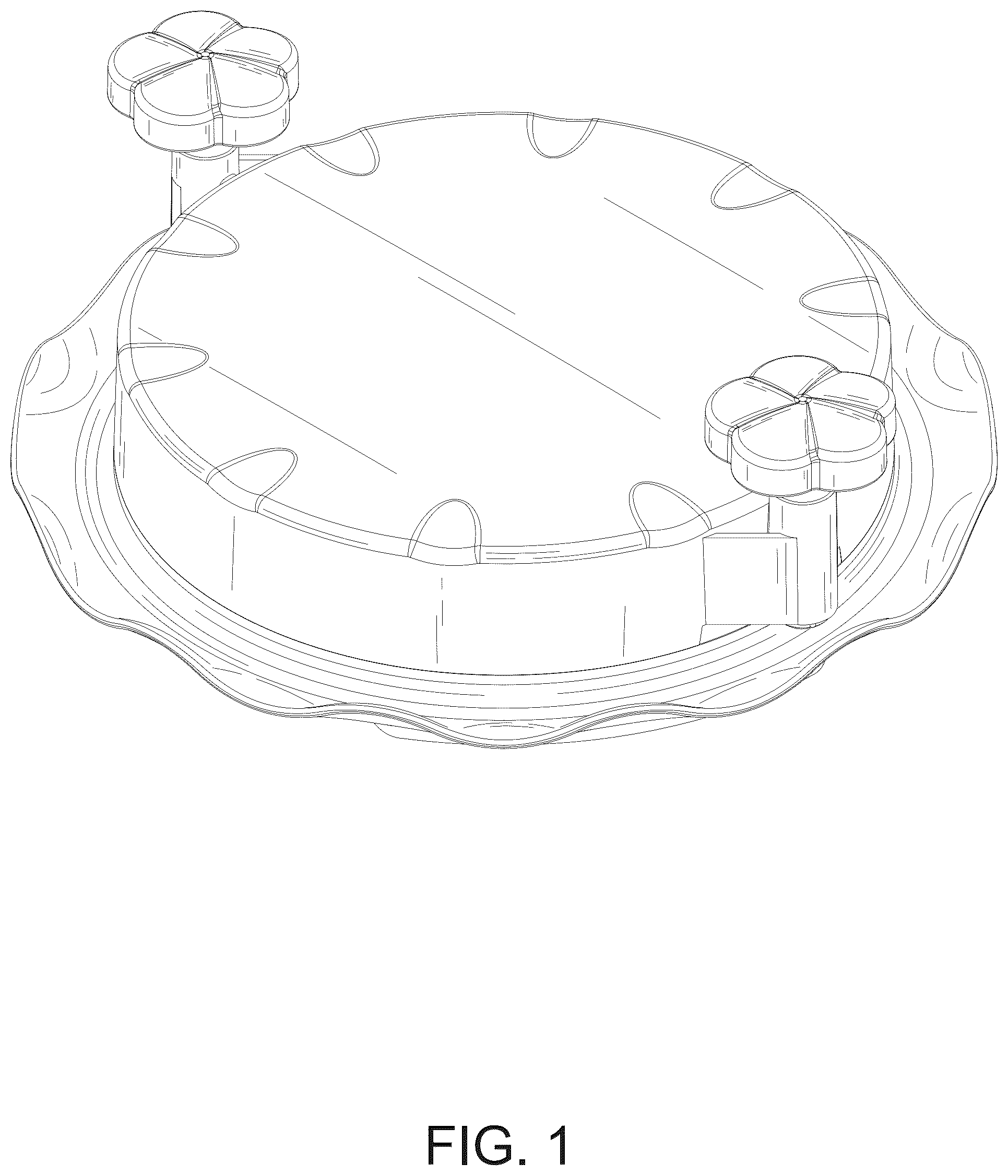 Patent USD1076613 Figure 1 – Chicken shredder