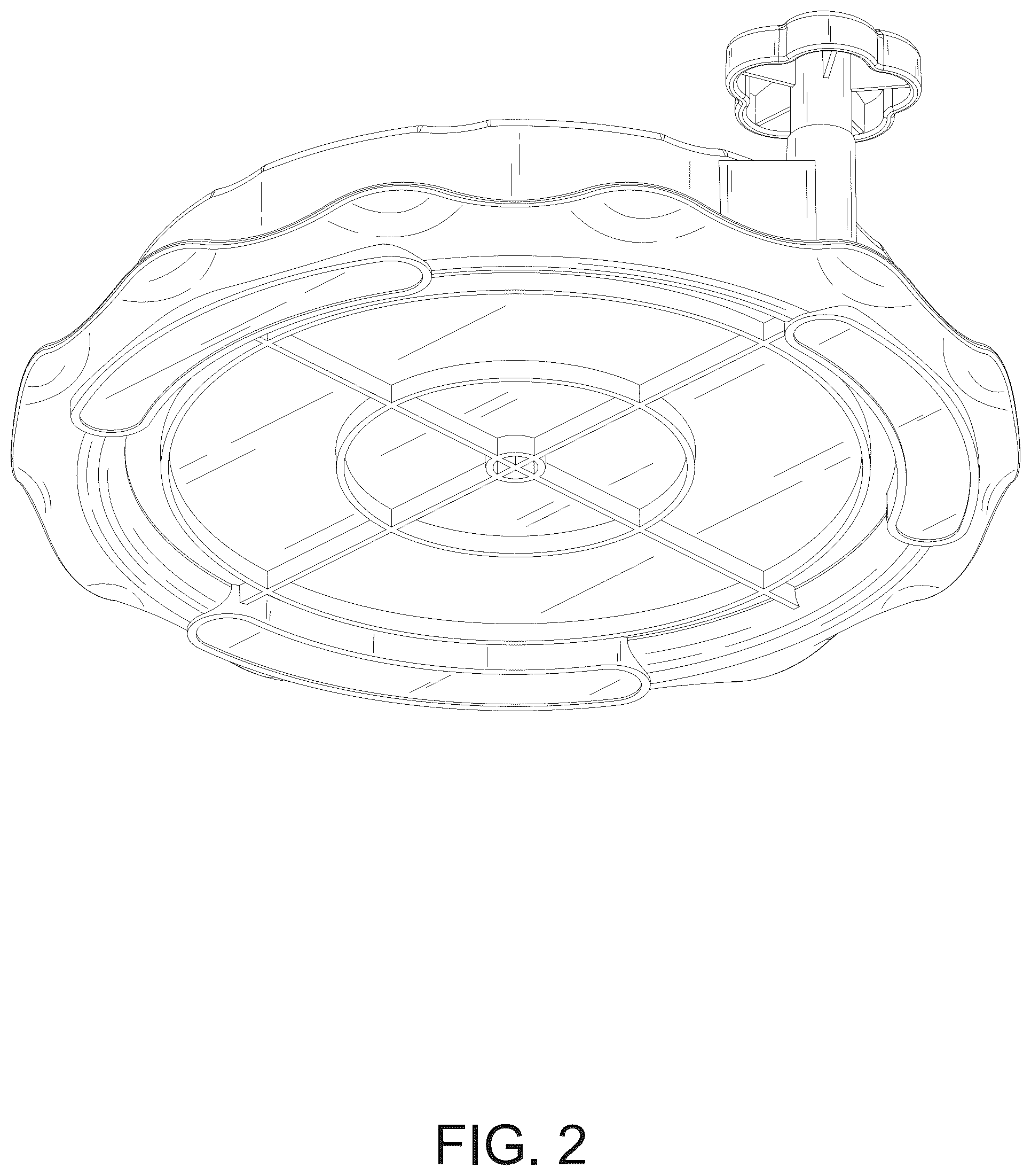 Patent USD1076613 Figure 2 – Chicken shredder