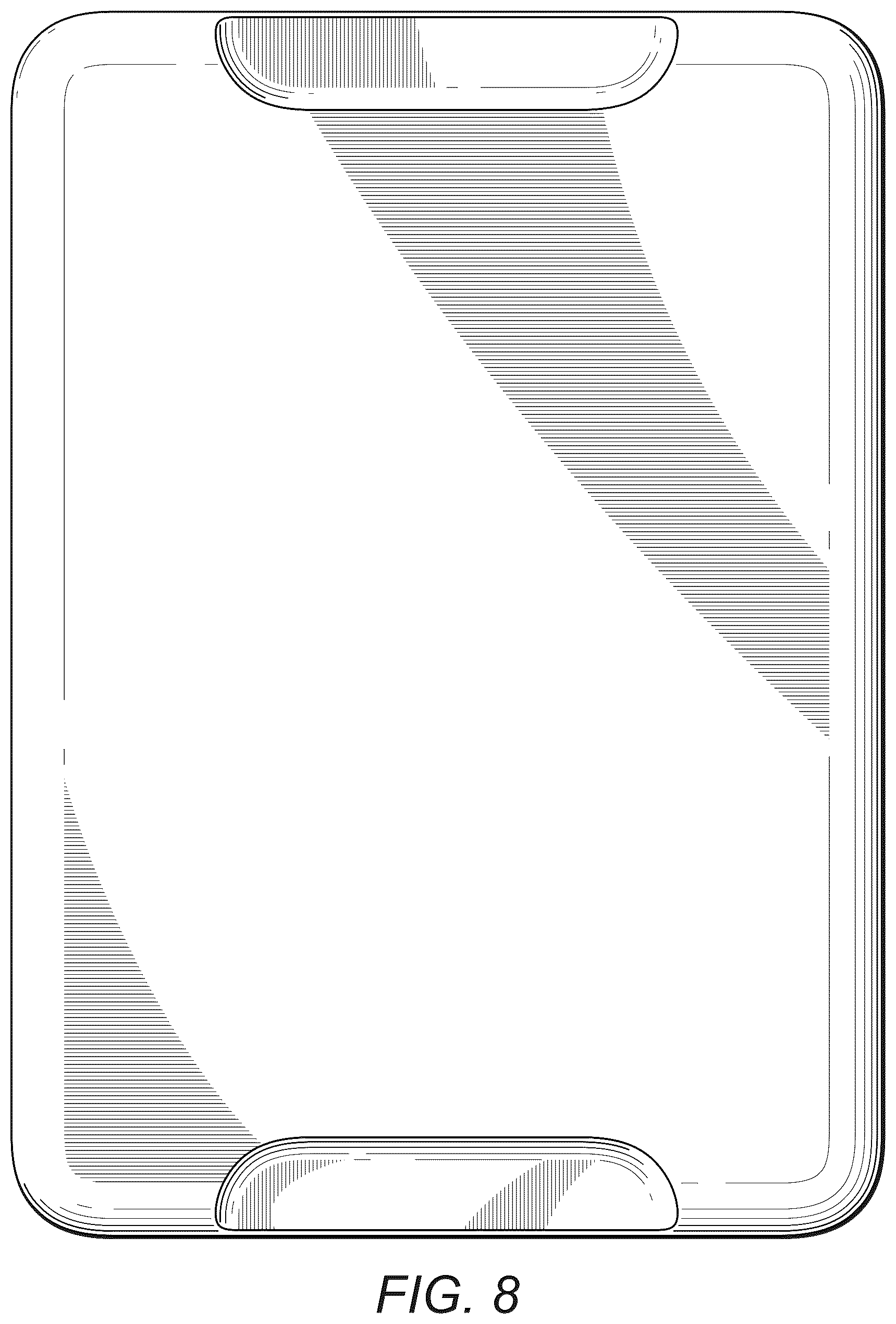 Patent USD1076614 Figure 5 – Cutting board