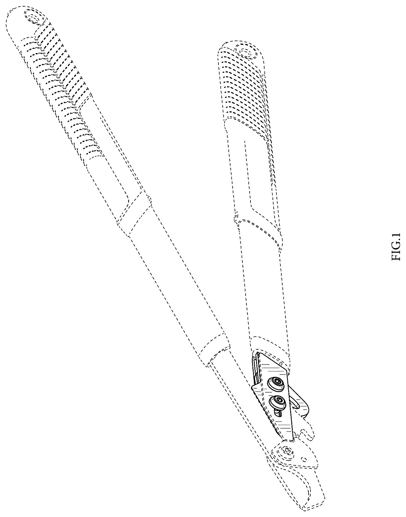 Patent USD1076619 Figure 1 – Lopper