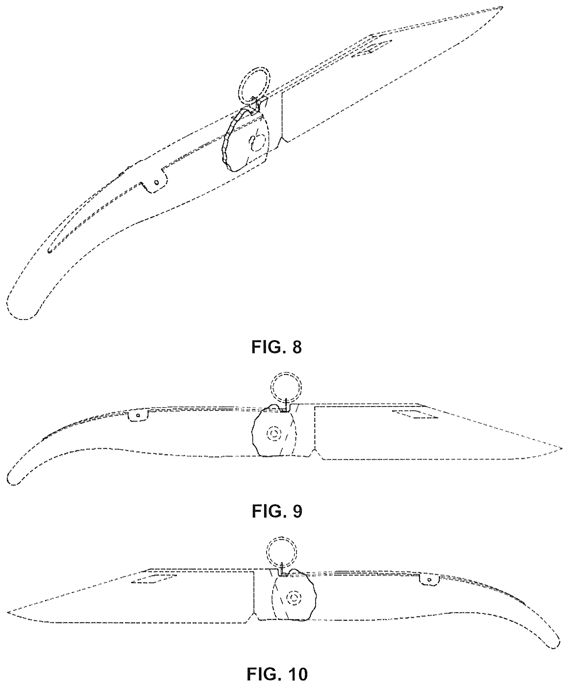 Patent USD1076621 Figure 4 – Knife blade