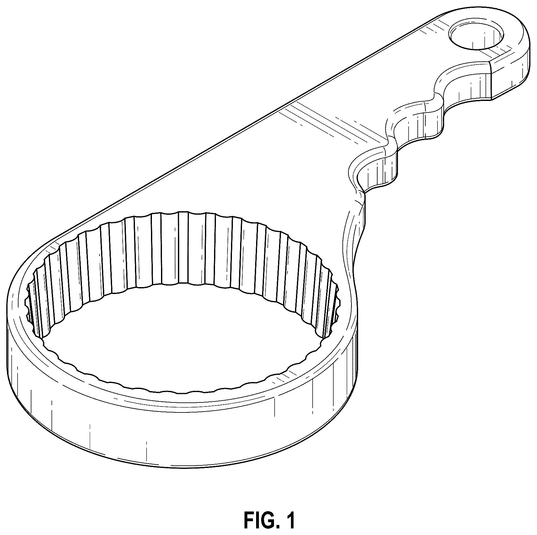 Patent USD1076622 Figure 1 – Cap wrench
