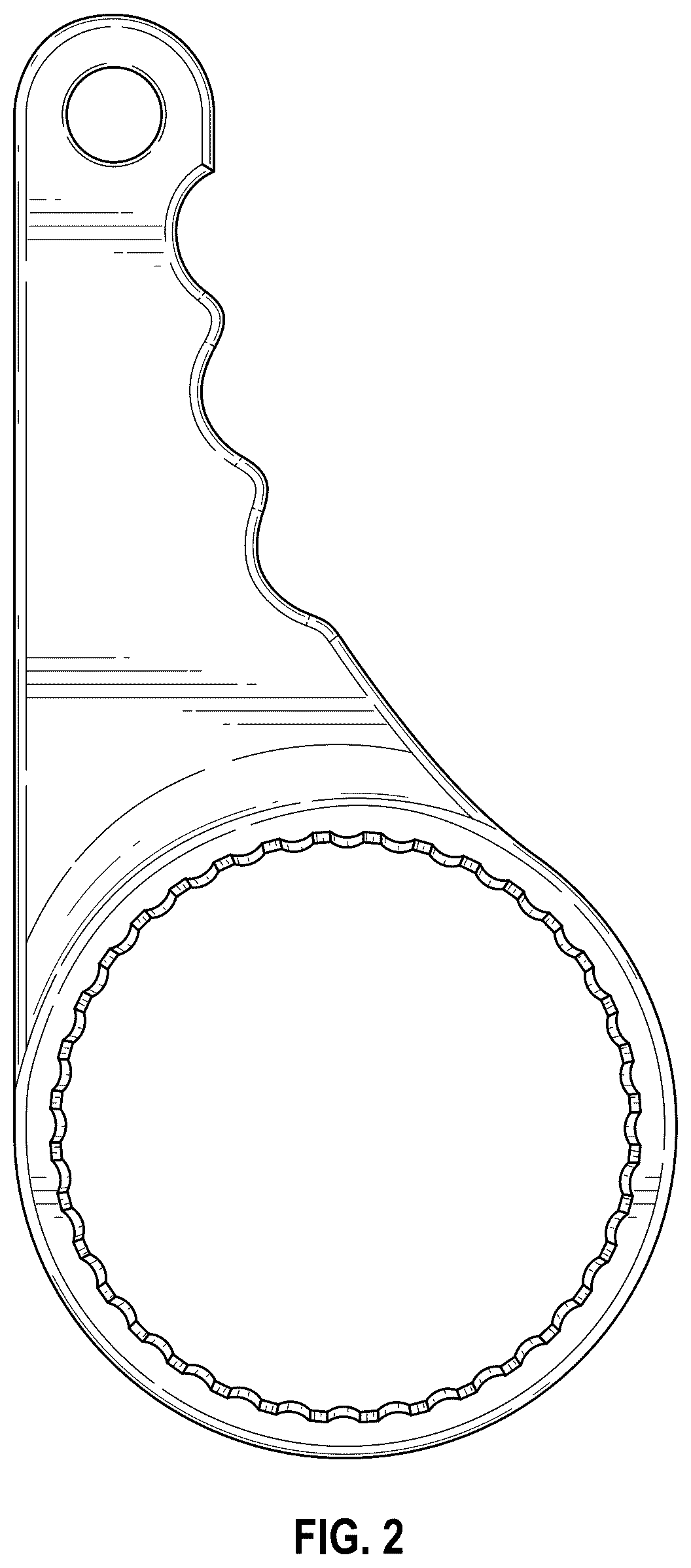 Patent USD1076622 Figure 2 – Cap wrench