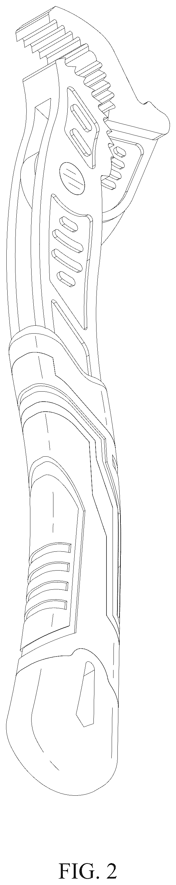 Patent USD1076623 Figure 2 – Speed wrench