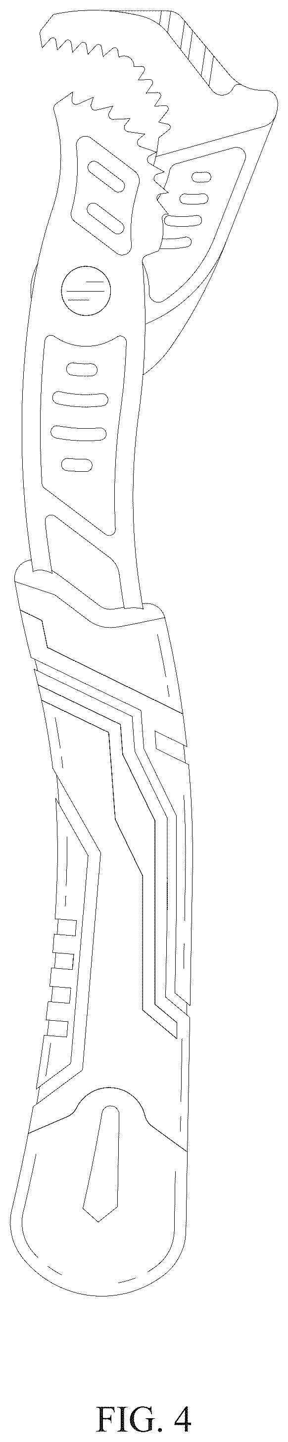 Patent USD1076623 Figure 4 – Speed wrench
