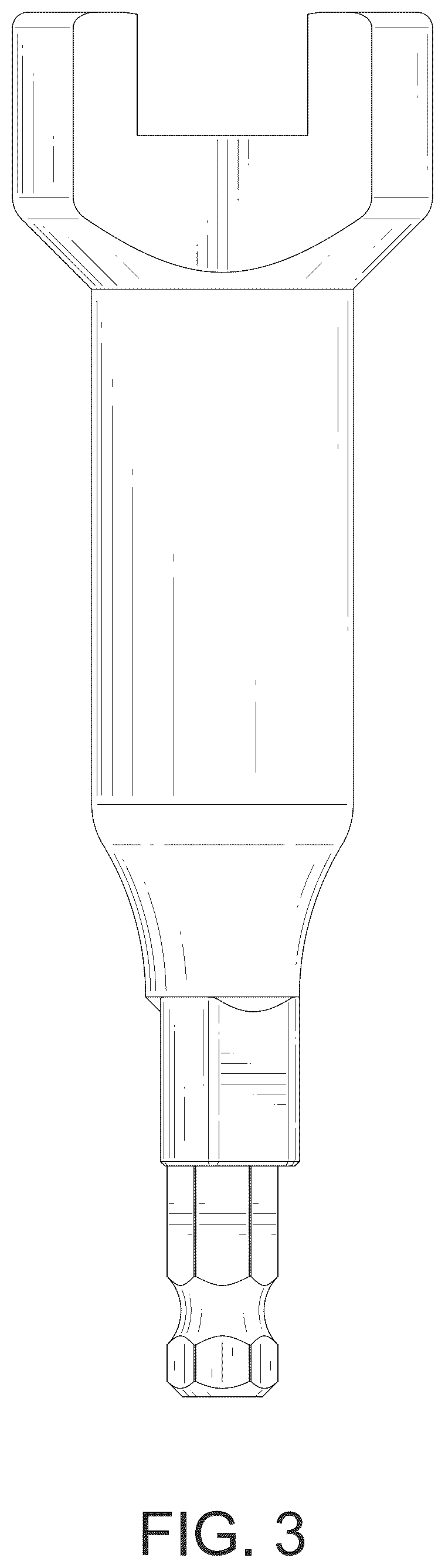 Patent USD1076627 Figure 3 – Socket wrench tool