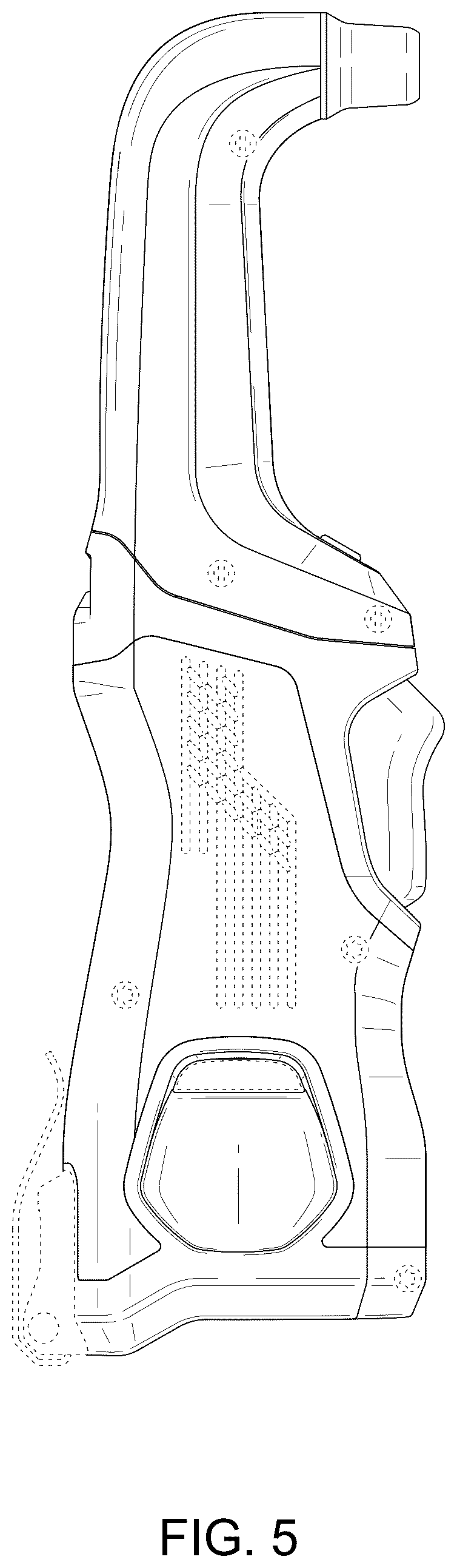 Patent USD1076628 Figure 5 – Torch