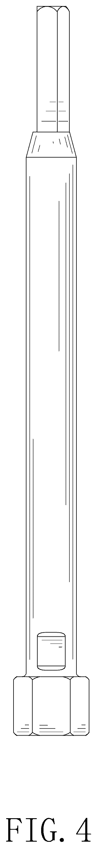 Patent USD1076629 Figure 4 – Tire release bar