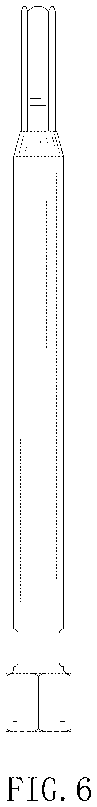 Patent USD1076629 Figure 6 – Tire release bar