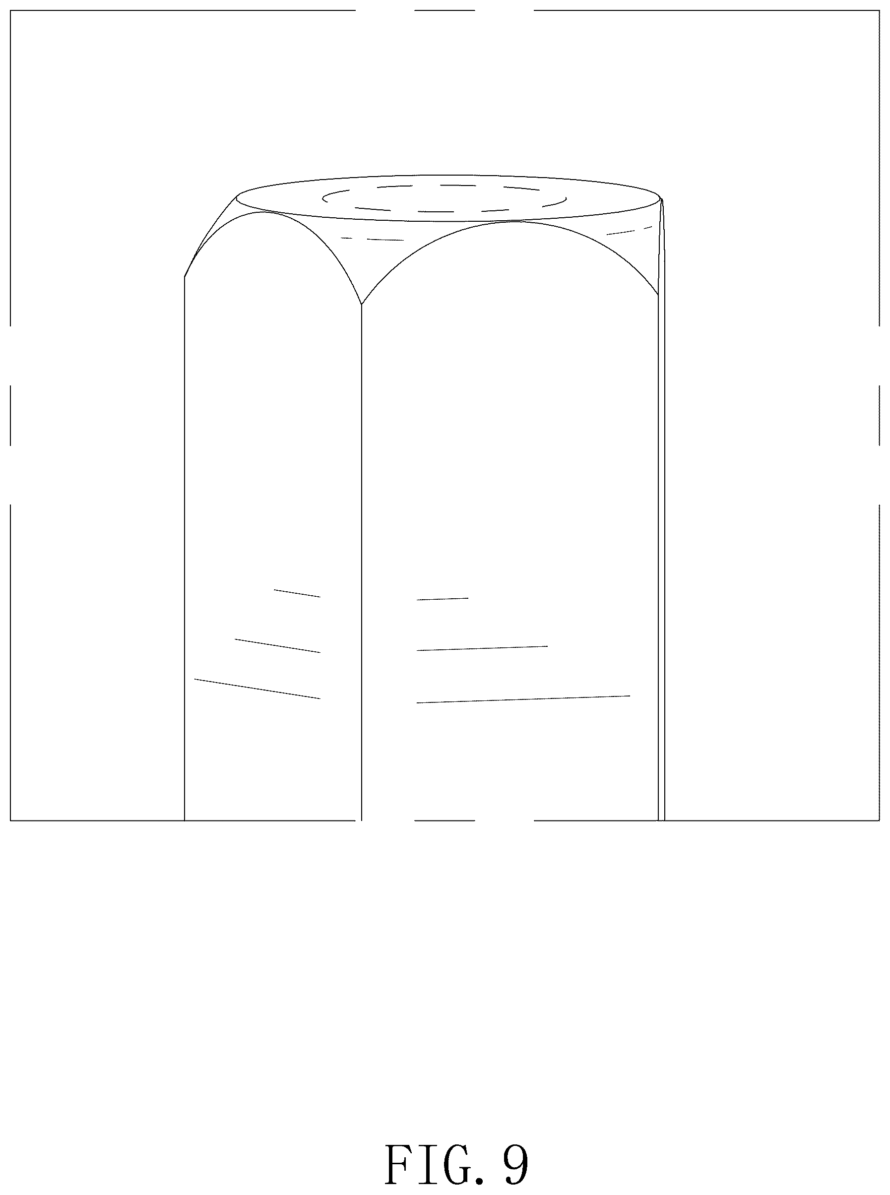 Patent USD1076629 Figure 9 – Tire release bar